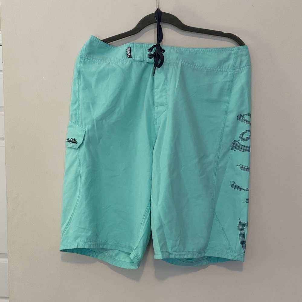 Salt Life Teal Board Shorts